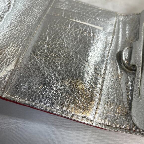 Brighton Card Case Phone "Twister" Red Moc Croc Leather New Tags Retail 75.00 - Picture 3 of 3